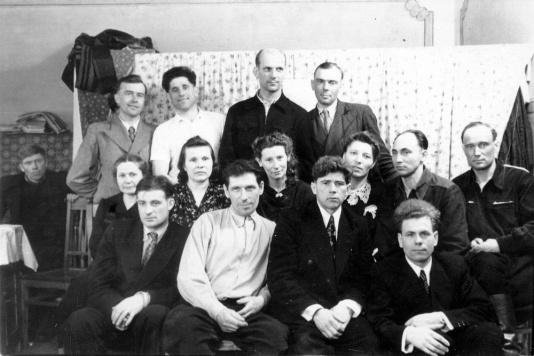 Wielkanoc Polaków zwolnionych z sowieckich łagrów w Norylsku (Krasnojarski Kraj, ZSRR)