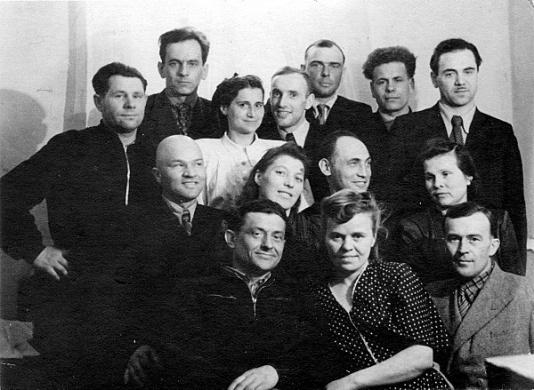 Polacy uwolnieni z sowieckich łagrów w Norylsku (Krasnojarski Kraj, ZSRR).