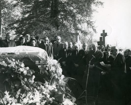 Pogrzeb Stanisława Mikołajczyka w Waszyngtonie, 17 grudnia 1966
