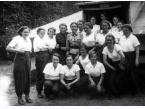 Uczestniczki obozu przysposobienia wojskowego dla kobiet w Garczynie koło Kościerzyny (woj. pomorskie).