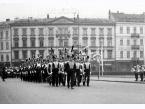 Dzień Podchorążego, defilada słuchaczy szkół wojskowych w strojach z czasów Powstania Listopadowego na placu Piłsudskiego w Warszawie.