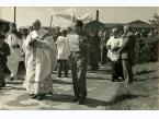 Uroczystości Bożego Ciała na terenie osiedla polskiego w Penrhos (Wielka Brytania), 27 maja 1948