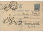 Kartka pocztowa wysłana przez Roberta Wodzińskiego z Rumunii do Haliny Wisłockiej z Przemyśla.