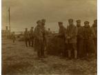 Legiony Polskie na stacji kolejowej w Baranowiczach, w grudniu 1916