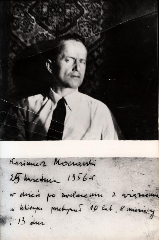Portret Kazimierza Moczarskiego wykonany dzień po zwolnieniu z więzienia.