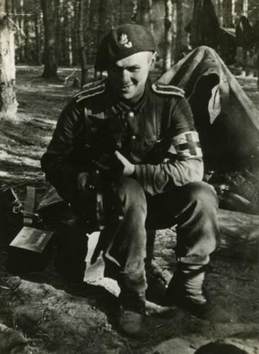 Żołnierz Armii Krajowej, w lutym 1944 