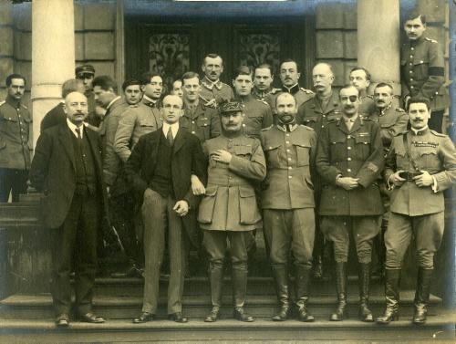 Delegacja konferencji pokojowej we Lwowie, w lutym 1919