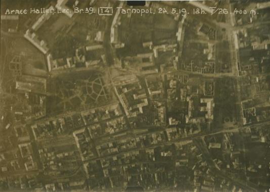 Fotografia lotnicza Tarnopola w okresie międzywojennym, 24 maja 1919