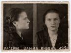 Zdjęcie więzienne Wandy Rapejko ur. 1920, wykonane w pińskim więzieniu.
