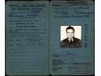 Dowód tożsamości (Identity Card for Foreign Air Personnel) Sylwestra Patoki, wydany podczas służby w Royal Air Force (RAF) w Wielkiej Brytanii.