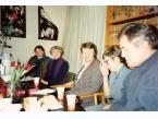 Spotkanie, którego celem było utworzenie Komitetu Obywatelskiego w Sztokholmie przed czerwcowymi wyborami w 1989. Druga od lewej siedzi Maria Borowska.