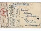 Polscy uchodźcy w Rumunii podczas II wojny światowej. Kartka pocztowa wysłana przez Stanisława Wisłockiego z Rumunii do Haliny Wisłockiej z Rzeszowa.