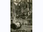 Ruiny zbombardowanej Warszawy, we wrześniu 1939